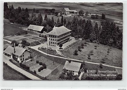 SORENS (FR) Gruyères. L'Hospice. Vue aérienne - Ed. A.B.C. 50