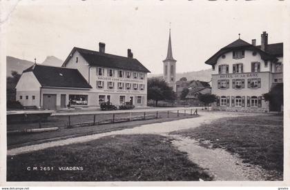 Vuadens, Hôtel de la Gare, Société Coop. de Consommation, Syndicat agricole