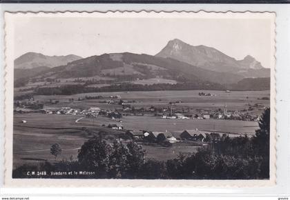 Vuadens, vue générale et le Moléson