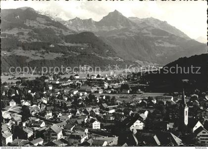 11631733 Niederurnen Gesamtansicht mit Alpenpanorama