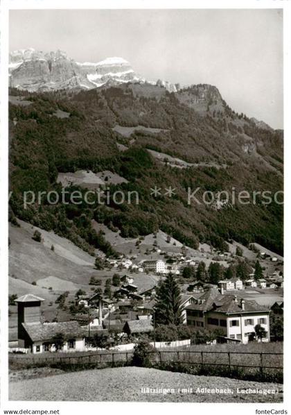 13853379 Haetzingen GL mit Adlenbach Luchsingen