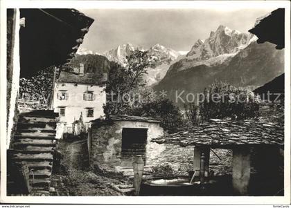 11650845 Soglio Dorfbrunnen Soglio