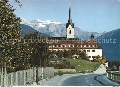 11851501 Cazis Frauenkloster St. Peter und Paul mit Ringelspitze Cazis