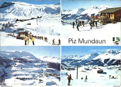 11875111 Piz Mundaun Skigebiet Piz Mundaun Teilansichten