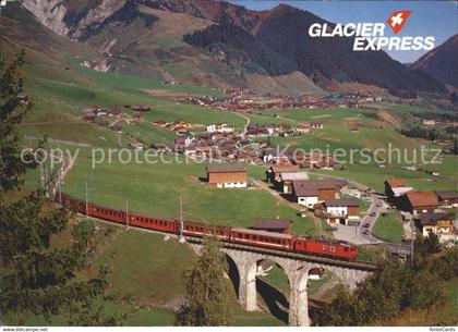 11878011 Sedrun Rueras Glacier-Express im Tujetsch