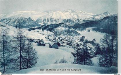 13961170 St Moritz  SANKT MORITZ GR Dorf und Piz Languard