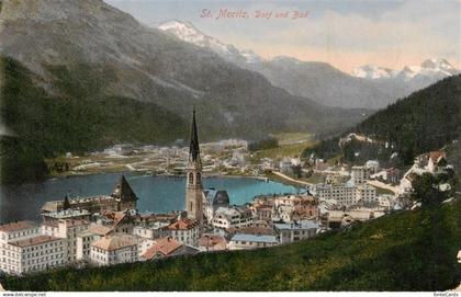 13961186 St Moritz  SANKT MORITZ GR Dorf und Bad Panorama