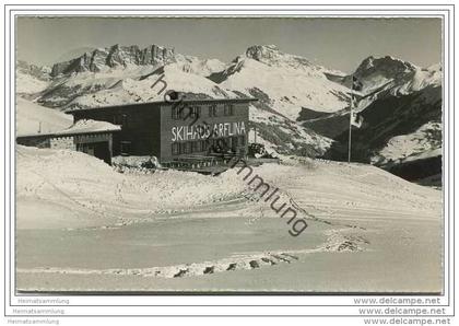 Parsenn - Fiederis - Jenaz - Skihaus Arflina - Foto-AK