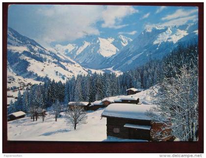 Klosters-Serneus (GR) - Parsenn Abfahrt gegen Silvretta