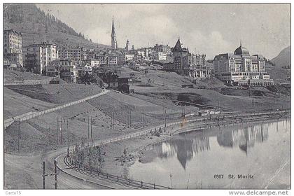 Suisse - Saint Moritz -  Panorama 1910