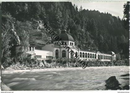 Trinkhalle Tarasp - Foto-Ansichtskarte - Verlag Feuerstein Schuls-Tarasp