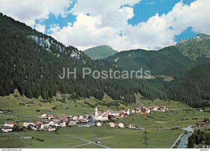 Tinizong an der Julier Route - Oberhalbstein mit Piz d'Err - Switzerland - unused