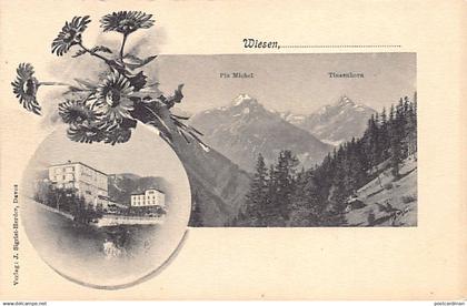 WIESEN (GR) Hotel - Piz Michel - Tinzenhorn - Verlag J. Sigrist