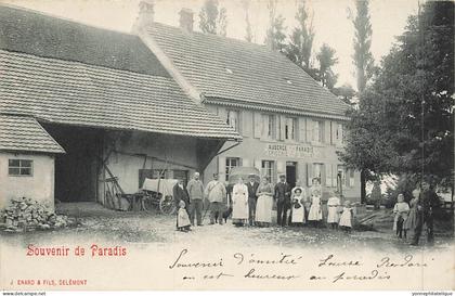 TOP - SUISSE - JU - JURA - Auberge de PARADIS, J. VALLANT, propriétaires (Sui-113)