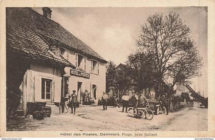 TOP - SUISSE - JU - JURA - DAMVANT - hôtel des postes - propriétaire Jules Juillard (Sui-112)