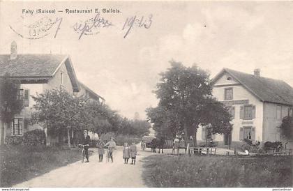 FAHY (JU) Restaurant E. Gallois - Ed. A. Frossard