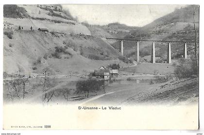 SUISSE - SAINT URSANNE - Le Viaduc