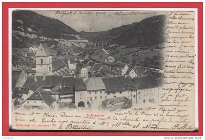 SUISSE --  SAINT URSANNE  - N° 1191