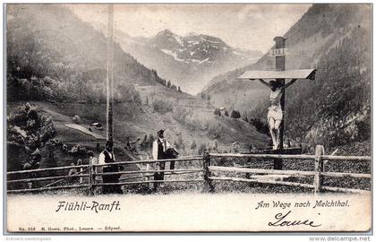 SUISSE - LUZERN - FLUHLI RANFT - le calvaire