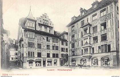 Suisse - Lucerne - Hirschenplatz - Ed. Photoglob Co 3294