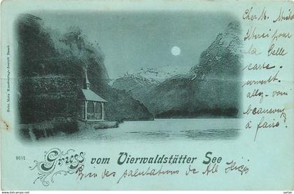 SUISSE , Lac des Quatre-Cantons , Gruss vom vierwaldstättersee , * 527 21