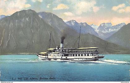 Suisse - Lac Léman - Bateau Salon Italie - Ed. Jullien J.J. 9905