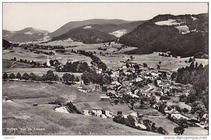 Suisse -  Buttes - Panorama village - Val de travers