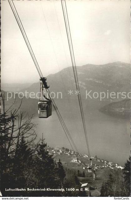 11902222 Beckenried Luftselbahn Beckenried Klewenalp