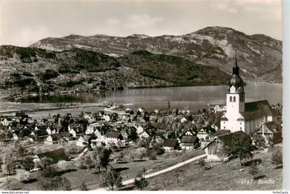 13921242 Buochs Vierwaldstaettersee Panorama mit Kirche