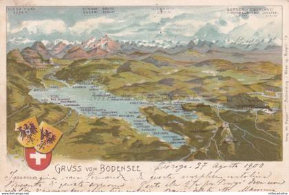 SWITZERLAND - Gruss vom Bodensee 1900