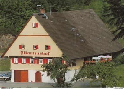 Cafe Martinshof Gasthof Kaltbrunn Switzerland Postcard