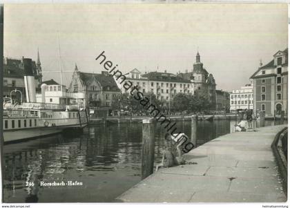 Rorschach - Hafen - Foto-Ansichtskarte - Verlag O. Moosbrugger Rorschach