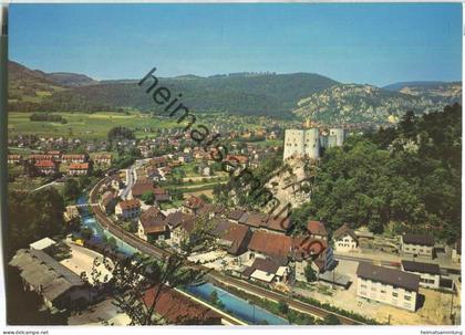 Klus-Balsthal mit Schloss Alt-Falkenstein - Verlag Hugo Kopp Zürich