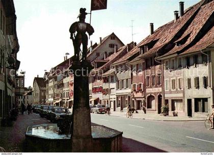 12614860 Diessenhofen Hauptstrasse mit Brunnen Diessenhofen