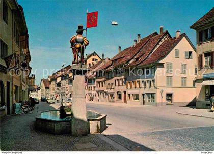 12665901 Diessenhofen Dorfbrunnen Strasse Diessenhofen