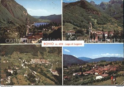 11886141 Rovio Lago di Lugano Panorama Teilansichten