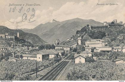 SUISSE / BELLINZONE   ferrovia del gottardo