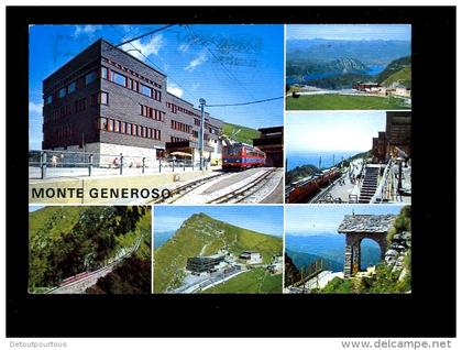 MONTE GENEROSO  Capolago Ferrovia bahn Zug treno railways Bahnhof stazione gare ferroviaire train