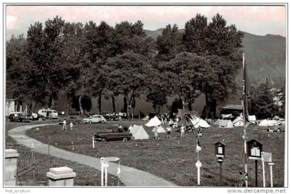 Suisse - Maroggia terrain de camping du TCS - lac de Lugano