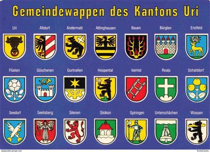 13993954 Uri Kanton UR Gemeindewappen des Kantons Uri