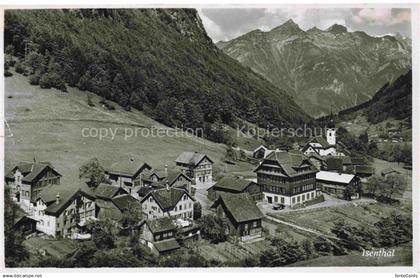 14029194 Isenthal Isenthal Jsental Jsenthal UR Panorama Ansicht mit Kirche Alpen