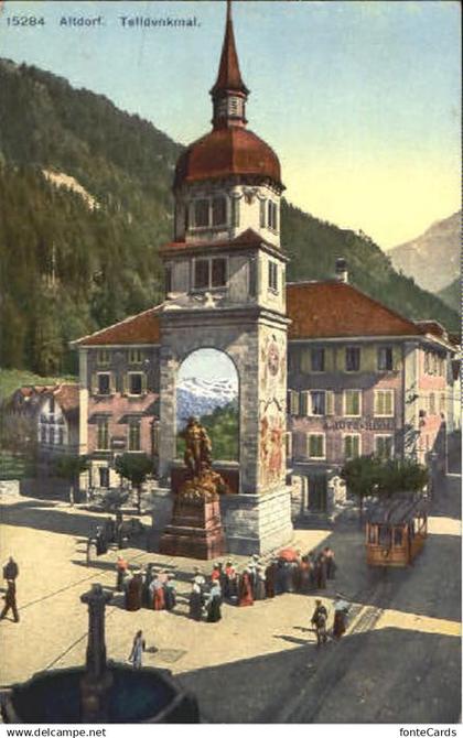 40580502 Altdorf UR Altdorf Telldenkmal ungelaufen ca. 1920 Altdorf UR