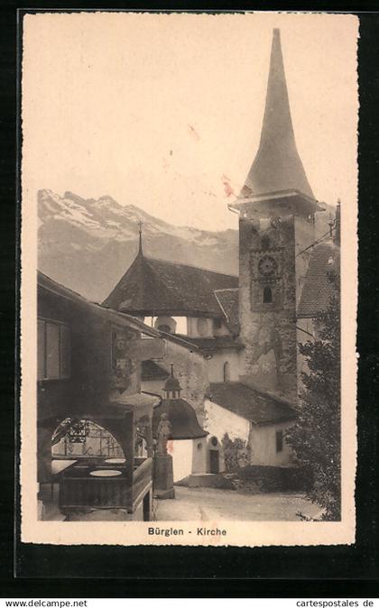 AK Bürglen, Blick zur Kirche