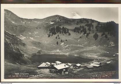 11305416 Bretaye Chalets et le lac de Bretaye