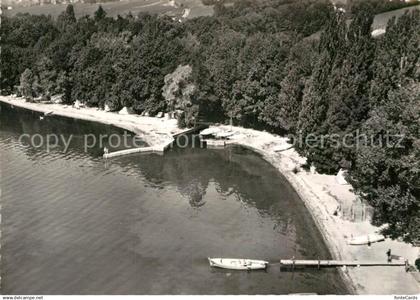 12964596 Allaman Plage et camping Lac Leman vue aérienne