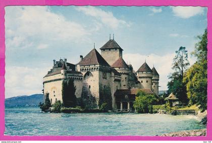 293691 / Switzerland - Lac Léman Chateau de Chillon PC 1965 USED 1843 VEYTAUX-CHILLON  30 C - Grossmünster in Zürich