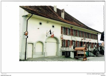 cpm - Suisse - CUGY - - 2004 - Hôtel de l'Ange - Rivella - Amstell bière Granini