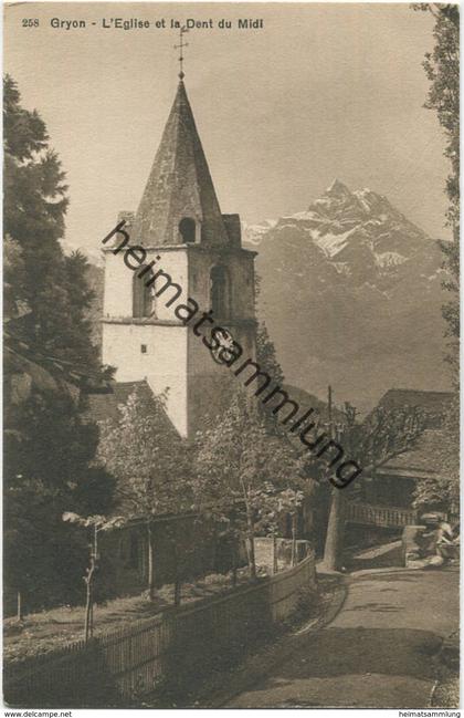 Gryon - L'Eglise - Edition L. Butner Villars-Chesieres