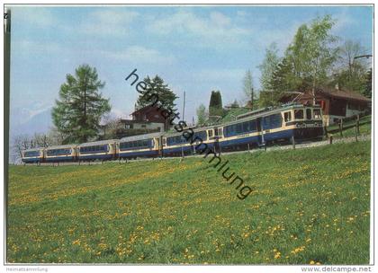 Panoramic Express MOB - Montreux-Chateau d'Oex-Gstaad-Zweisimmen-Lenk - Ansichtskarte Grossformat