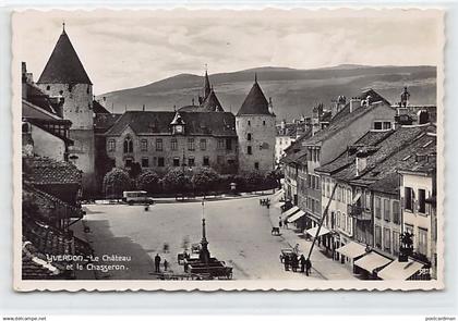 Suisse - Yverdon-les-Bains (VD) Le Château et le Chasseron - Ed. Perrochet